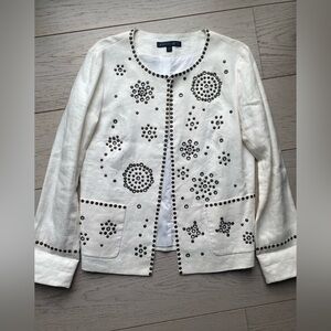 Lafayette 148 Linen Ladyjacket